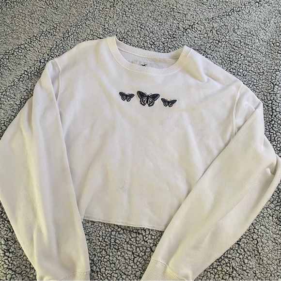 Hollister cropped crewneck, S - Picture 1 of 3